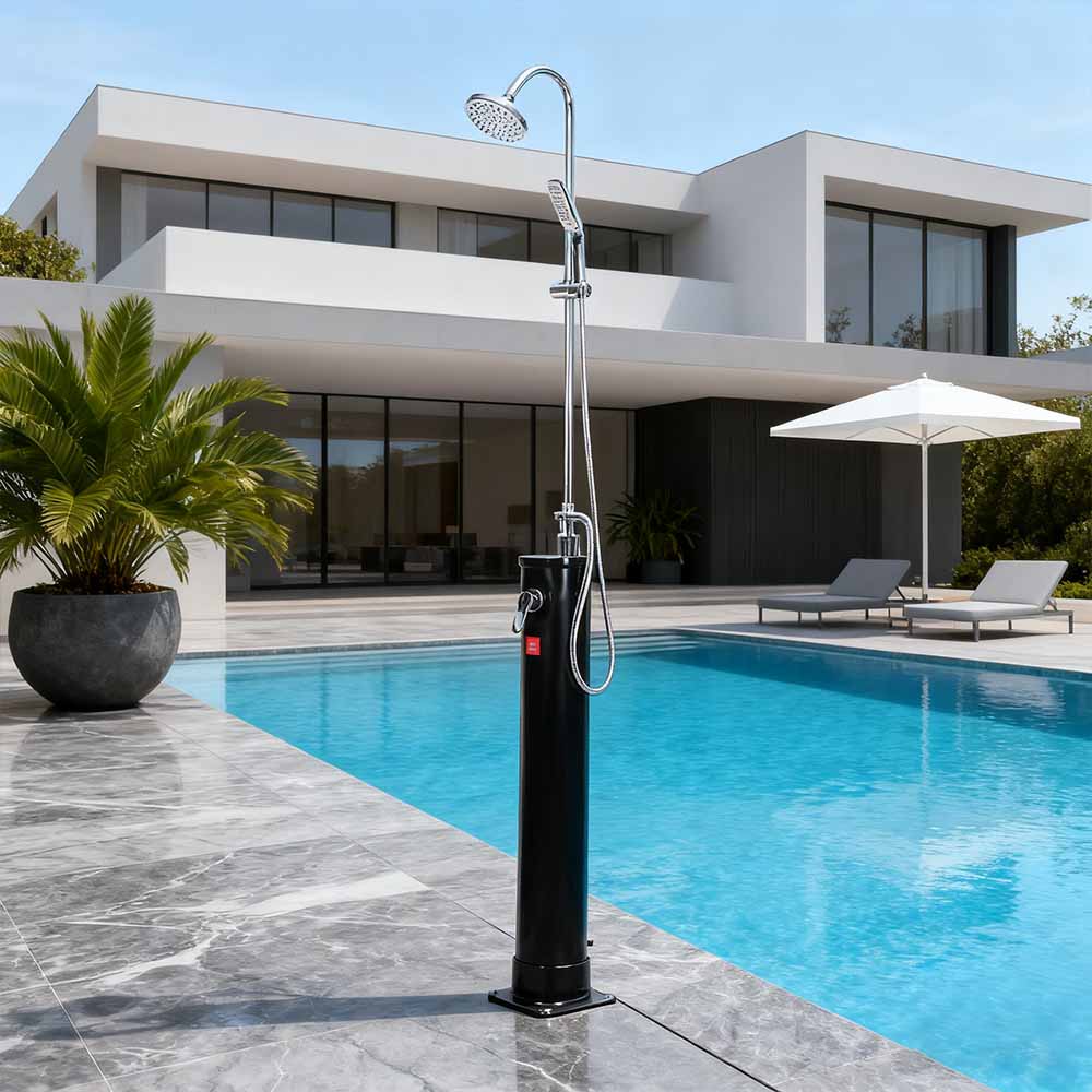 LY18L04 18L Lacus Hortus Litus Outdoor Pool Solar Shower cum Quadrato Manus